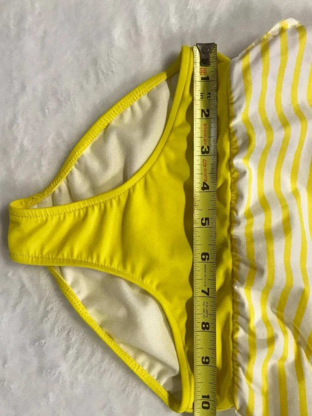 Ralph Lauren Toddler Bikini Swim Set Pink Yellow Skirted Bottom 2T 3T